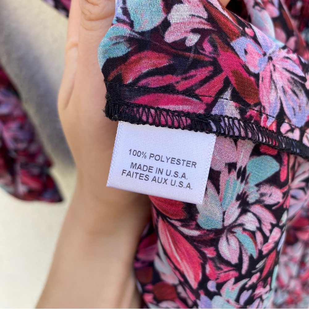 MISA - Floral Long Sleeve Dress - Picture 9 of 14